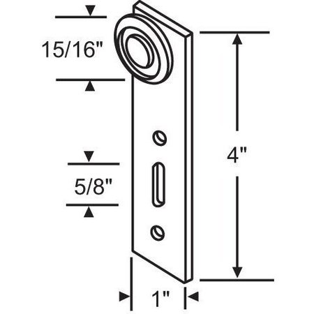 STRYBUC CLOSET DOOR ROLLER 3-103